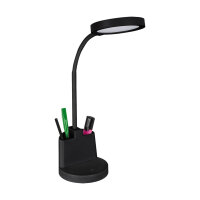 LED Schreibtischlampe Touch Dimmer Stiftehalter Flexarm...