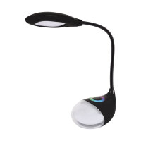 LED Schreibtischlampe RGB Fuß Touch Dimmer Flexarm...