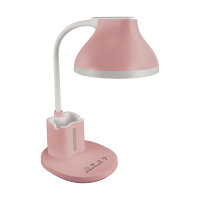 LED Schreibtischlampe mit Stiftehalter Touch Dimmer 40 cm...
