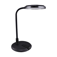LED Schreibtischlampe Farbwechsel Touch Dimmer 40 cm Schwarz