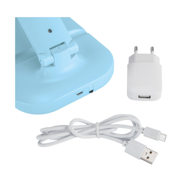 Lampe de bureau LED Touch Dimmer Changement de couleur 32,3 cm bleu