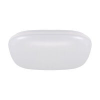 LED Deckenlampe IP65 Weiß 28 cm breit außen...