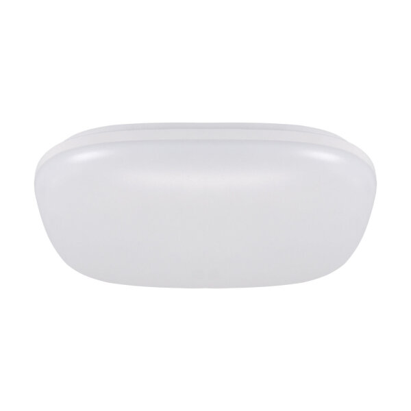 LED Außenleuchte Decke IP65 klein 28 cm breit Weiß