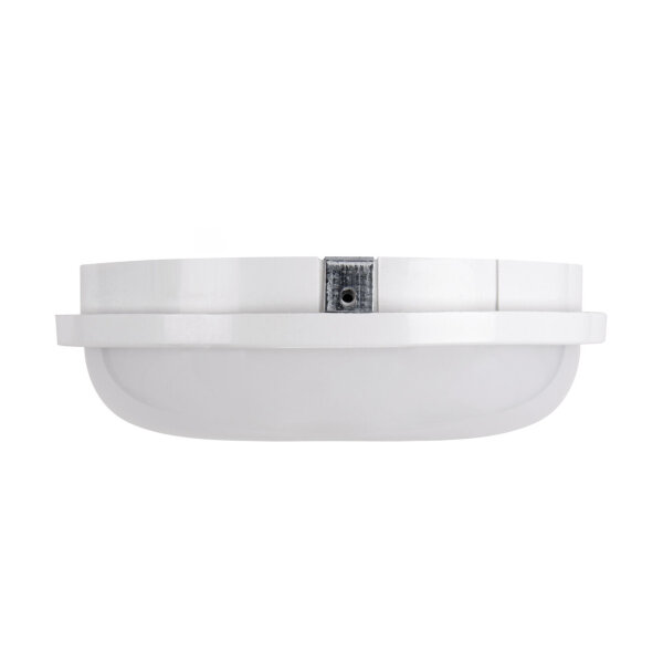 LED Deckenlampe außen IP54 Ø 21,5 cm rund Weiß