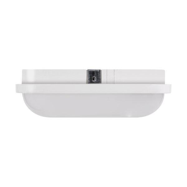 LED Deckenleuchte außen 21,5 cm breit IP54 Weiß SIDON