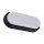 Außen Deckenlampe LED Schwarz Weiß IP65 4100 K oval