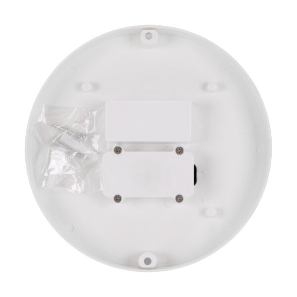 LED Deckenleuchte außen rund Ø 16 cm klein IP65 Weiß 3900 K