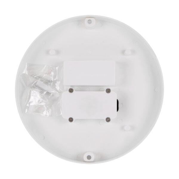 Lampe de plafonnier LED ronde petite D : 16 cm IP65 blanc extérieur milieu humide