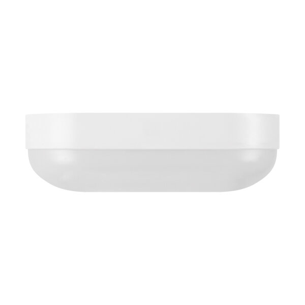 Plafonnier LED IP65 blanc ovale à faible éblouissement