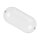 Plafonnier LED IP65 blanc ovale à faible éblouissement