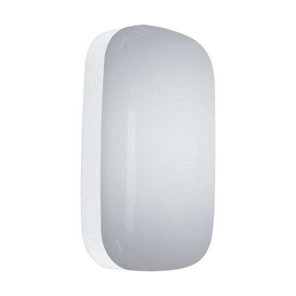 Applique murale LED extérieure milieu humide IP65 hauteur 19,5 cm blanc