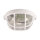 Au&szlig;enlampe E27 Maritim rund &Oslash; 18 cm klein IP65 Wei&szlig;