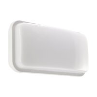 LED Wandlampe IP55 29,6 cm breit Weiß außen...