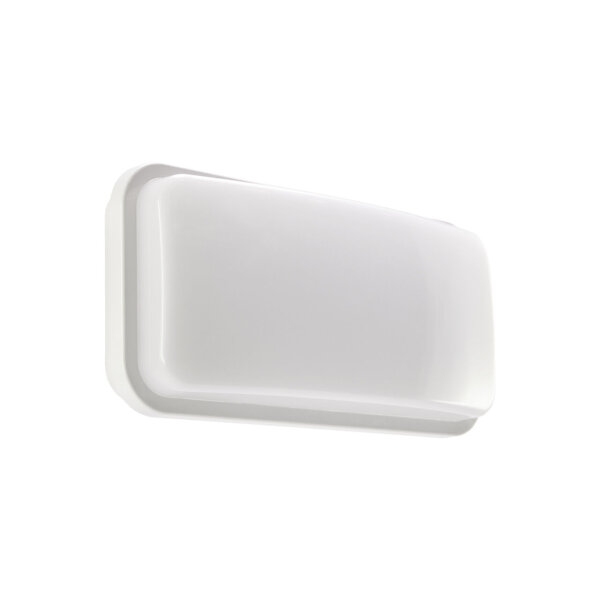 Applique murale LED extérieure IP55 23,6 cm de large Blanc