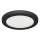 Lampe de plafonnier LED noire encastrée en saillie D : 29,8 cm