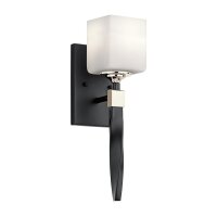 Applique salle de bain chrome blanc H : 41,3 cm IP44...