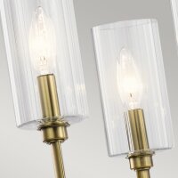 Lustre métal verre L : 68,6 cm Art déco en...