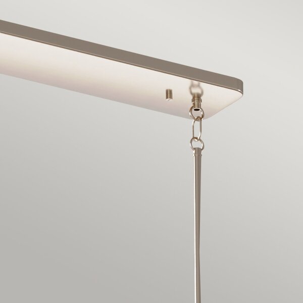Hängelampe Metall Glas H: max. 162,5 cm Art Déco