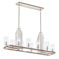 Lampe &agrave; suspendre m&eacute;tal verre H : max....