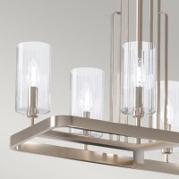 Hängelampe Metall Glas H: max. 162,5 cm Art Déco