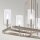 Hängelampe Metall Glas H: max. 162,5 cm Art Déco