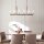 Hängelampe Metall Glas H: max. 162,5 cm Art Déco