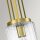 Lampe à suspendre verre métal E27 17,8 cm de large Art Déco