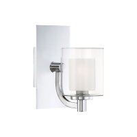 Wandlampe Bad mit LED G9 H: 23,2 cm IP44 Chrom Weiß...