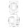 Wandlampe Bad mit LED G9 H: 23,2 cm IP44 Chrom Weiß Metall Glas