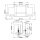 Badezimmerlampe Wand 33,1 cm breit IP44 G9 LED 3000 K