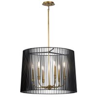 Suspension en métal D : 66 cm H : max. 155 cm rond...