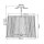 Suspension en métal D : 66 cm H : max. 155 cm rond 6x E14