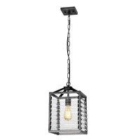 Lampe à suspendre métal verre largeur 25 cm...