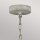 Lustre Shabby Chic Ø 48,3 cm H : max. 216 cm Gris antique