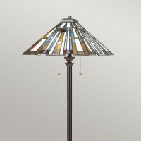 Lampadaire style Tiffany 157,8 cm de haut Interrupteur...