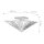 Deckenleuchte Metall Glas 36,7 cm breit Tiffany Stil 2x E27