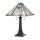 Lampe de table interrupteur à tirette 62,9 cm de haut style Tiffany 2x E27