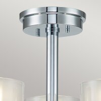 Lampe de plafonnier salle de bain LED G9 IP44 largeur...