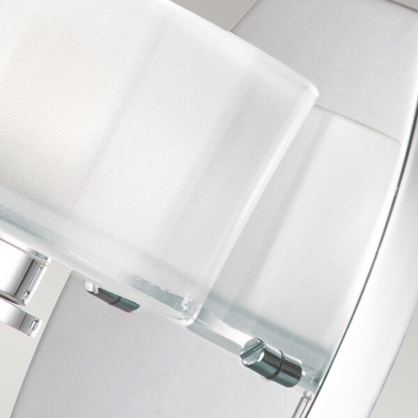 Wandleuchte Badezimmer LED G9 3000 K IP44 H: 20,3 cm klein
