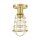 Deckenlampe E27 Metall Ø 14,5 cm rund in Messing