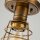 Deckenlampe Messing Antik D: 14,5 cm klein aus Metall E27