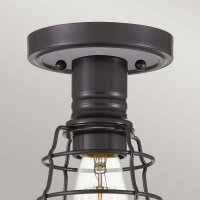 Plafonnier en métal rond Ø 14,5 cm en...