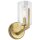 Wandlampe Metall Glas E14 24,5 cm hoch Vintage WILMA