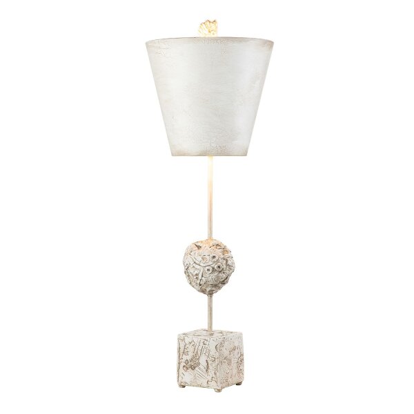 Tischleuchte groß 73,7 cm Creme Weiß Modern XANAD