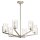 Kronleuchter Metall Glas E14 H: max. 123,7 cm verstellbar