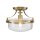 Deckenlampe Metall Glas E27 Ø 33 cm rund ALONSO