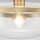 Deckenlampe Metall Glas E27 Ø 33 cm rund ALONSO