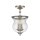 Deckenlampe Metall Glas Ø 25,4 cm H: max. 1,4 m verstellbar