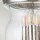 Deckenlampe Metall Glas Ø 25,4 cm H: max. 1,4 m verstellbar