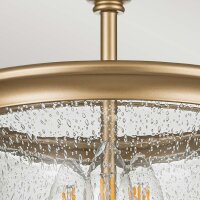 Lampe de plafonnier Abat-jour en verre D : 25,4 cm en...
